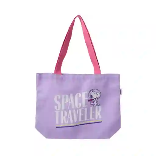 Bolso de Compras Snoopy Little Space Explorer Lila Miniso