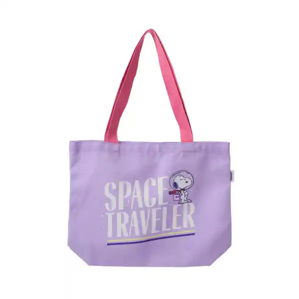 Bolso de Compras Snoopy Little Space Explorer Lila Miniso