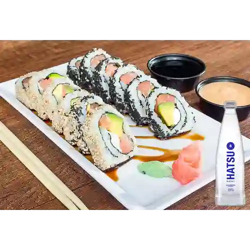 Combo Sushi Philadelphia + Agua Hatsu Sin Gas 300 ml