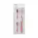 Cepillo Dental Con Cabeza Reemplazable 1 Mango 3 Cabezas Miniso