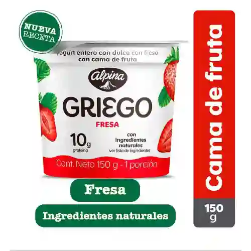 Yogurt Alpina Griego Fresa 150G