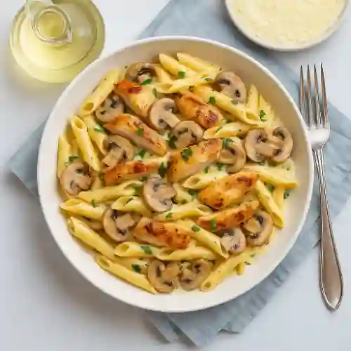 Pasta Trufada con Pollo
