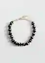 Collar Lauren Negro Talla 99 Mujer Mango