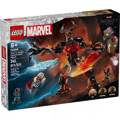 Set Construcción Thor vs. Figura Para Construir de Surtur Lego