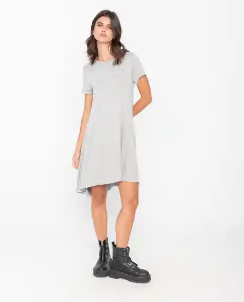 Vestido Mujer Gris Talla L Rifle