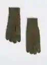 Guantes Beatriz Khaki Talla 99 Mujer Mango