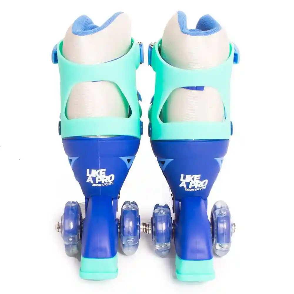 Zoom Sports Patines Fast Azul Talla Ss 27-30 cm