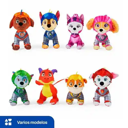 Paw Patrol Juego Peluche 8 Pulgadas