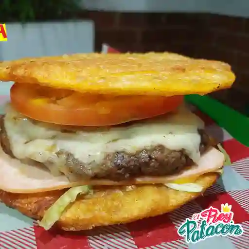 Hamburguesa de Patacón Clásica - Bacon