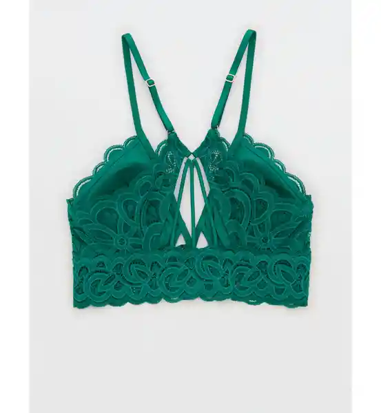 Brasier Bralette Aerie de Mujer Verde Medium American Eagle