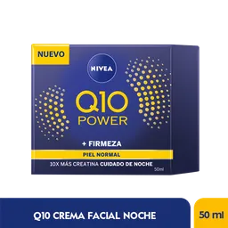 Nivea Crema Facial de Noche Q10 Power Firmeza para Piel Normal