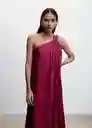 Vestido Agatha-A Vino Talla XL Mujer Mango