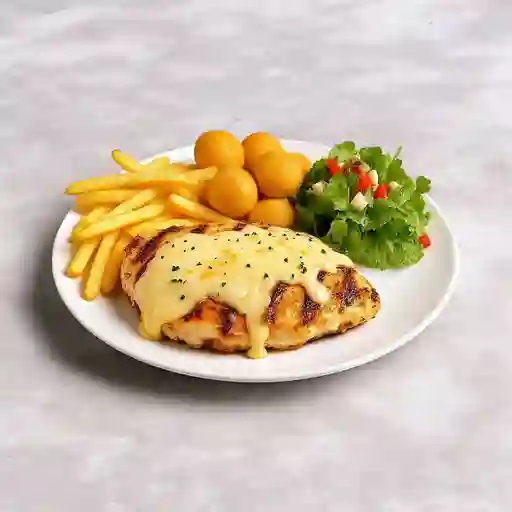 Pechuga A La Plancha Gratinada