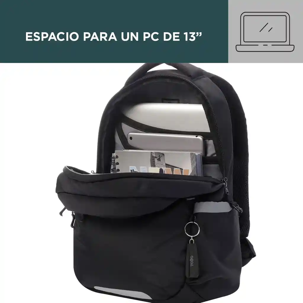 Totto Morral Para Tablet y Pc Misisipi Color Negro N01