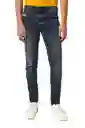 Diesel Jean D-Strukt Para Hombre Azul Oscuro Talla 34