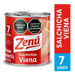 Salchicha Viena Zenú x 150 g