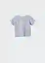 Camiseta Pocket Offwhite Talla 71 Niños Mango