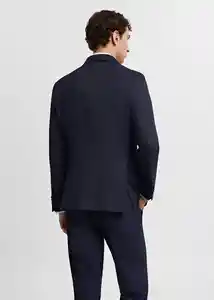 Blazer Americana Brasilia Navy Talla 46 Hombre Mango