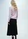 Chaqueta Cárdigan Lucca Malva Talla XS Mujer Mango