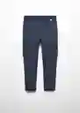 Pantalón Cargo Navy Talla 10 Niños Mango