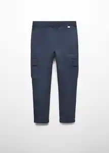 Pantalón Cargo Navy Talla 10 Niños Mango