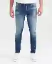 Jean 0Super Slim Rider Azul Francés Medio 34/32 Chevignon