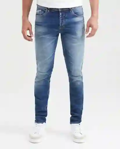 Jean 0Super Slim Rider Azul Francés Medio 34/32 Chevignon