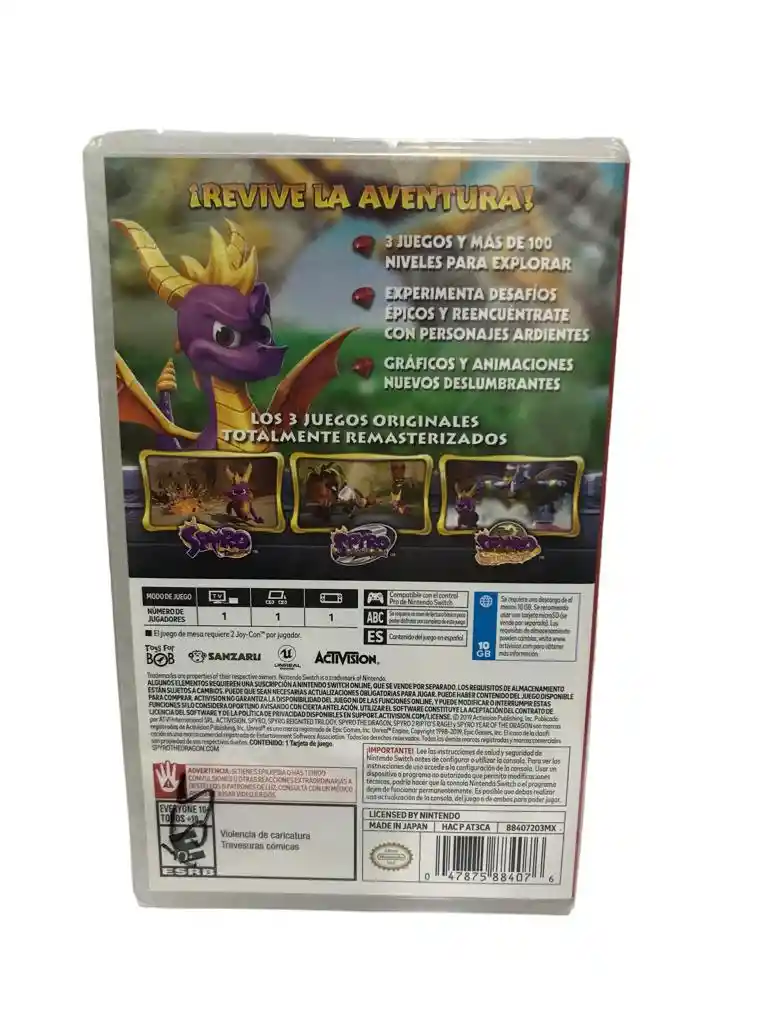 Nintendo Switch Videojuego Spyro - Latam