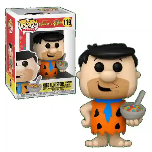 Funko Pop Figura Coleccionable Fred Flintstone With Fruity 119