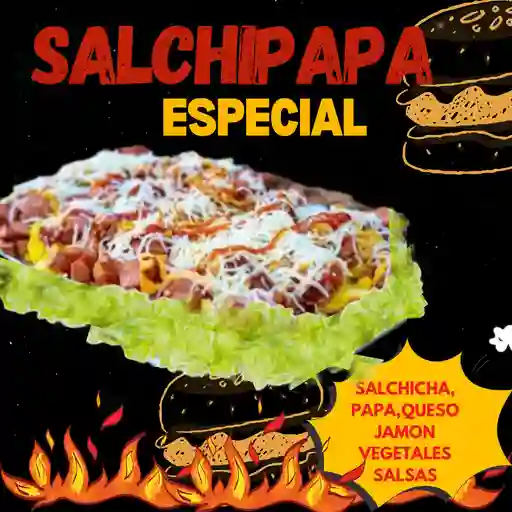 Salchipapa especial