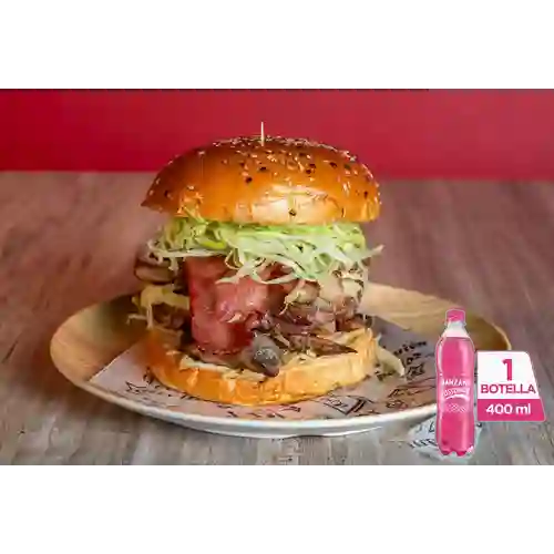 Combo Buffalo Burger + Postobón Manzana 400 ml