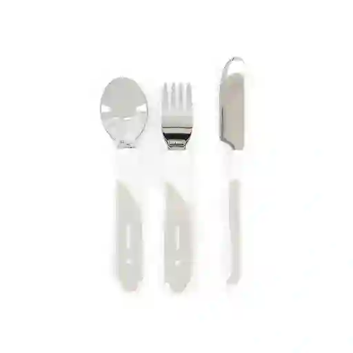 Twistshake Cubiertos Learn Cutlery Stainless Steel 12 +m White