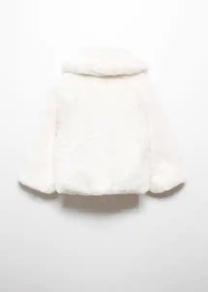 Abrigo Copito5 Crudo Talla 67 Niña Mango