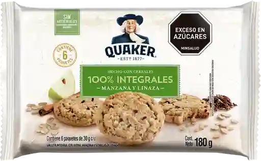 Quaker Galletas Avena Manzana Canela 30 g