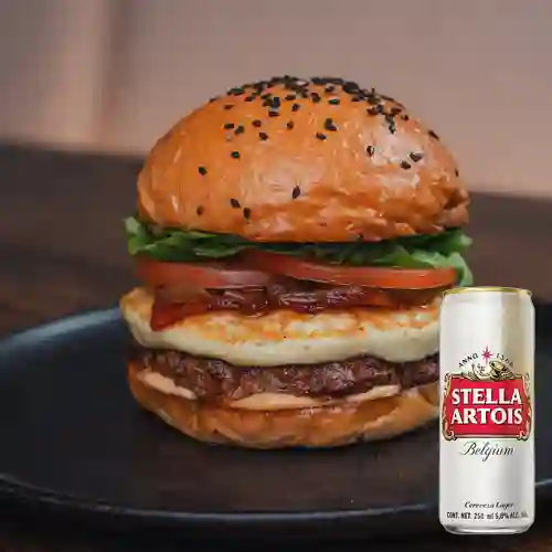 Cmb bourbons cheese+stella artois 250ml
