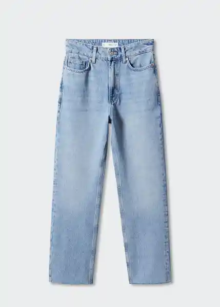 Jeans Irene Tejano Medio Talla 52 Mujer Mango
