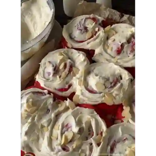 Red Velvet Cinnamon Rolls X 10