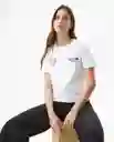 Camiseta Graphic Femenino Blanco 0 Claro Talla M Chevignon