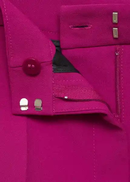 Short Lilo Fucsia Talla 36 Mujer Mango