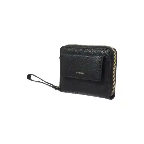Cartera Pequeña Multifuncional Negro Serie Miniso