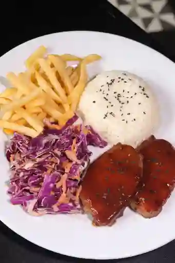 Almuerzo Lomo de Cerdo BBQ