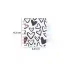 Cuaderno Argollado Serie Black & White Miniso