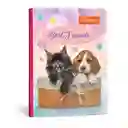 Keepermate Cuaderno Funny Pets Rayado Cosido 100 Hojas