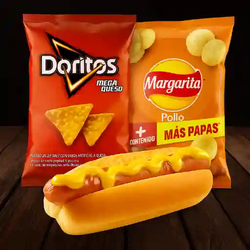 Big Dogger + Papas o Doritos