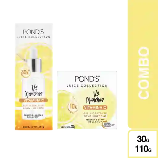 Combo Ponds Gel Hidratante Antimanchas + Serum Vitamina C