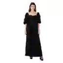Vestido Largo Vivien Negro Talla S