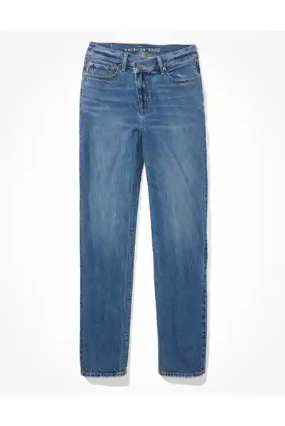 Jean Fashion Mujer Azul Talla 0 REGULAR American Eagle