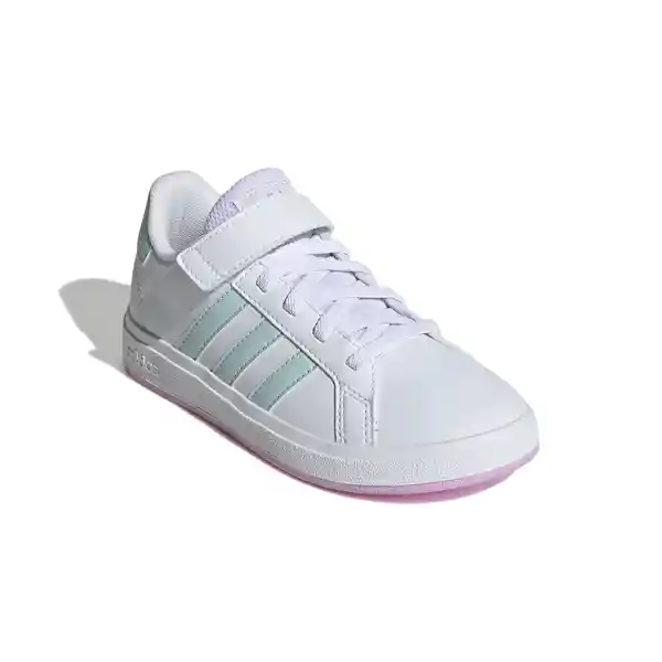 Adidas Zapatos Grand Court 2.0 Para Niño Blanco Talla 4 Id7886