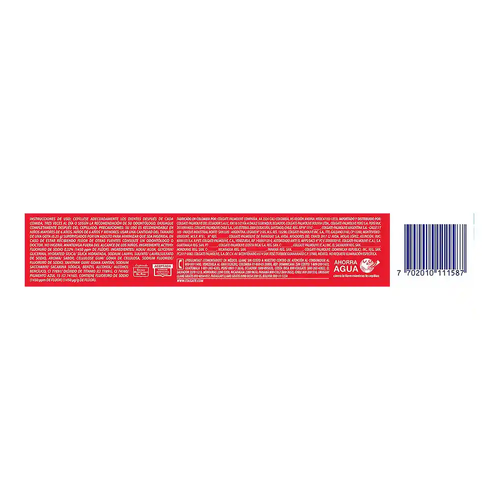 Colgate Crema Dental Triple Acción Extra Frescura