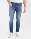 Jean Slim Fit- Famous Azul Francés Medio Talla 30/32 Chevignon